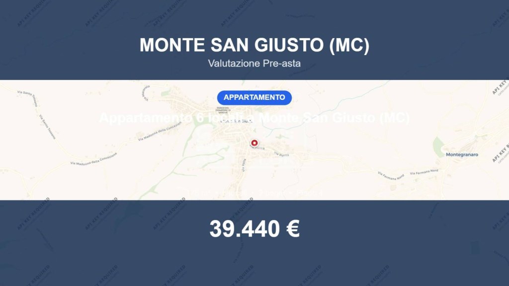 appartamento in vendita a Monte San Giusto