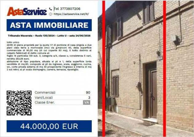 appartamento in vendita a Morrovalle