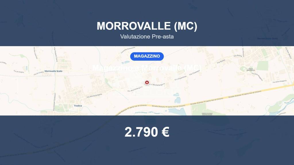 locale commerciale in vendita a Morrovalle in zona Trodica