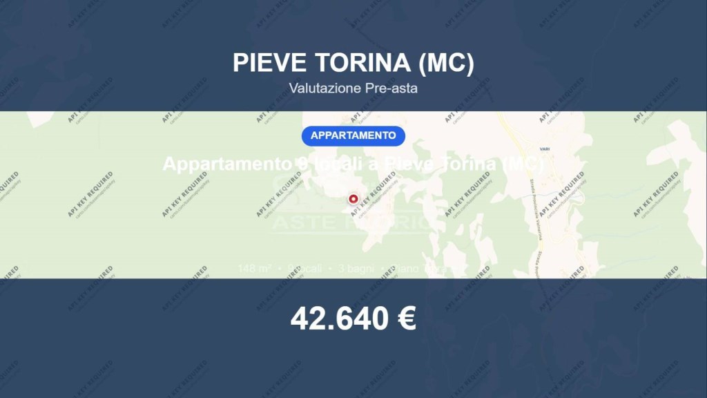 appartamento in vendita a Pieve Torina in zona Tazza