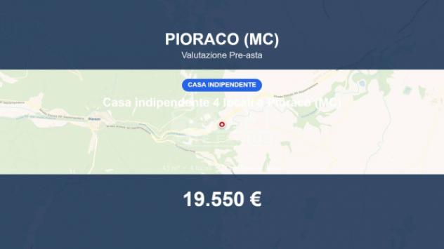 casa indipendente in vendita a Pioraco