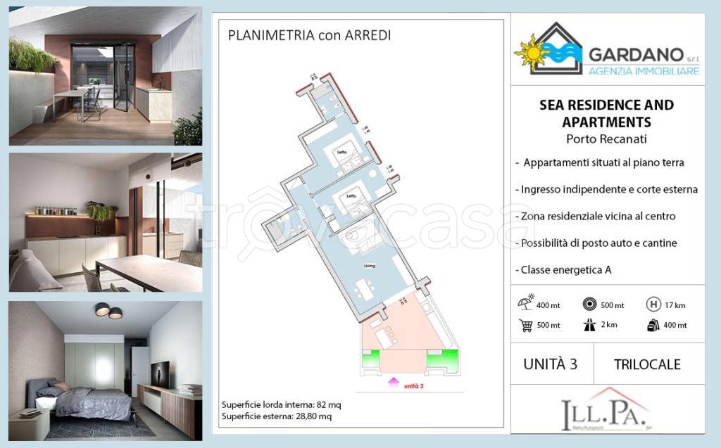 appartamento in vendita a Porto Recanati