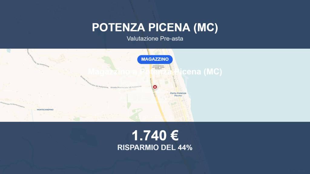 locale commerciale in vendita a Potenza Picena in zona Porto Potenza Picena