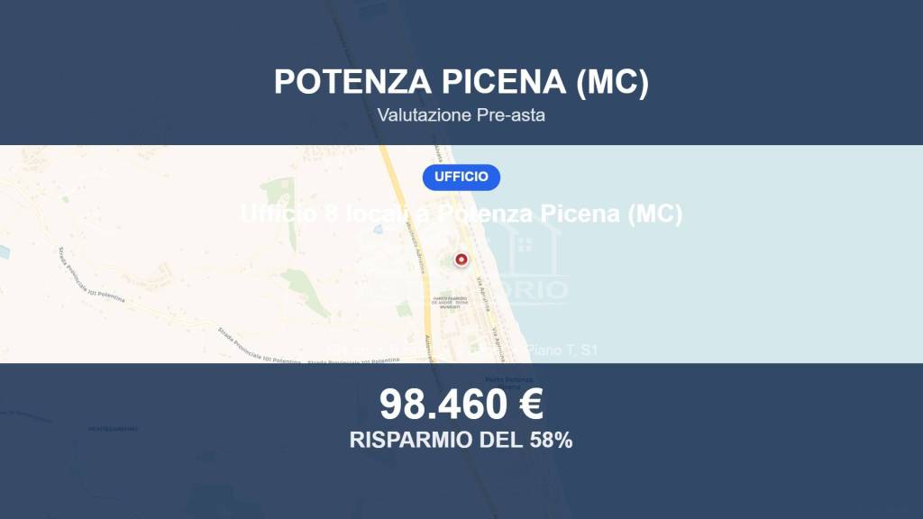 ufficio in vendita a Potenza Picena in zona Porto Potenza Picena