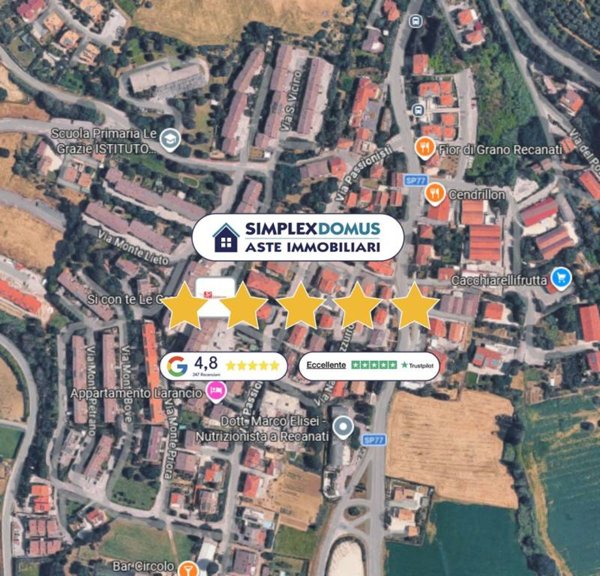 appartamento in vendita a Recanati in zona Le Grazie