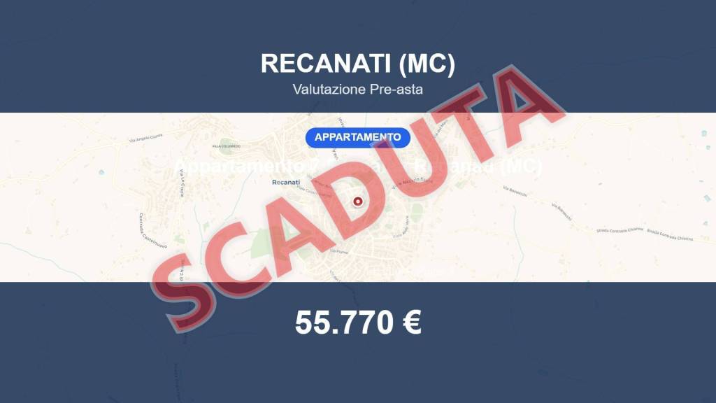 appartamento in vendita a Recanati in zona Santa Lucia