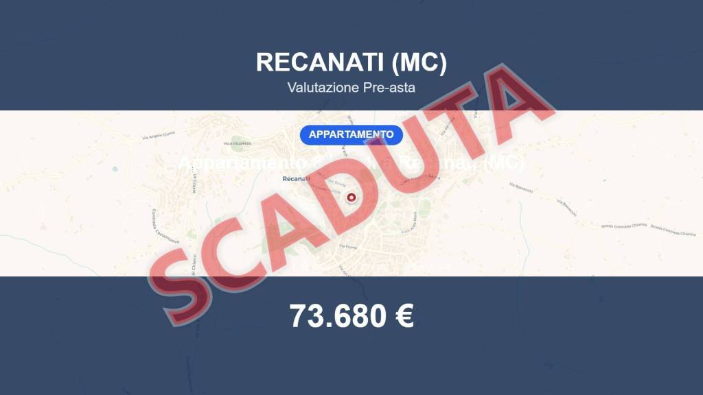 appartamento in vendita a Recanati in zona Santa Lucia