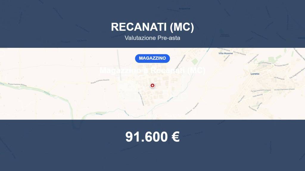 locale commerciale in vendita a Recanati
