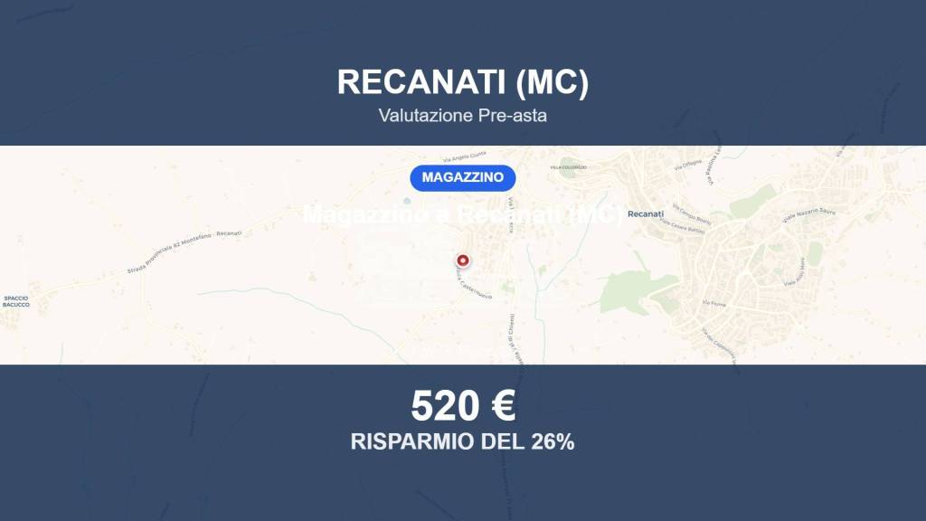 locale commerciale in vendita a Recanati in zona Le Grazie