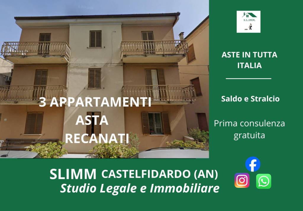 appartamento in vendita a Recanati in zona Santa Lucia