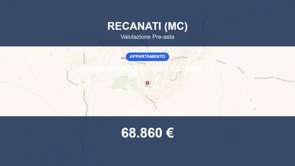 appartamento in vendita a Recanati in zona Santa Lucia