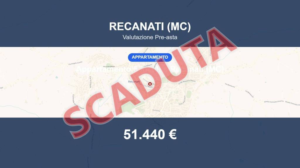 appartamento in vendita a Recanati in zona Santa Lucia