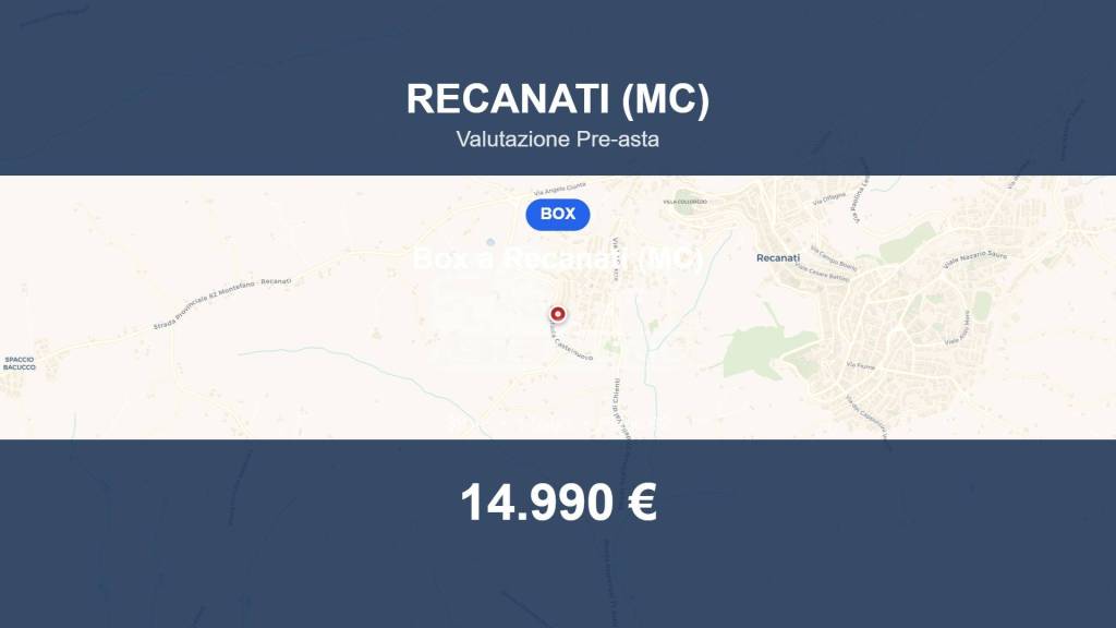 box auto in vendita a Recanati in zona Le Grazie