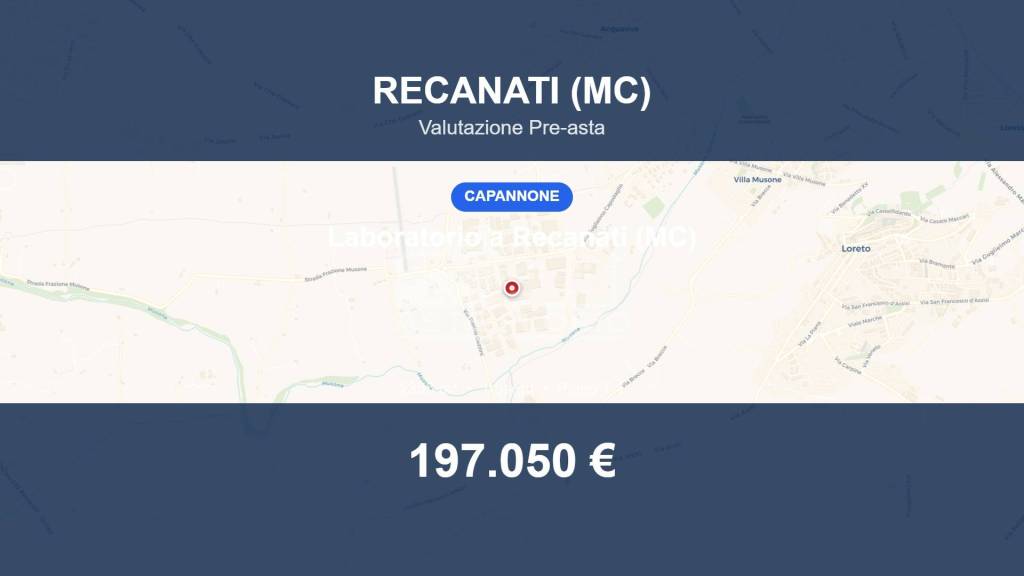 locale commerciale in vendita a Recanati