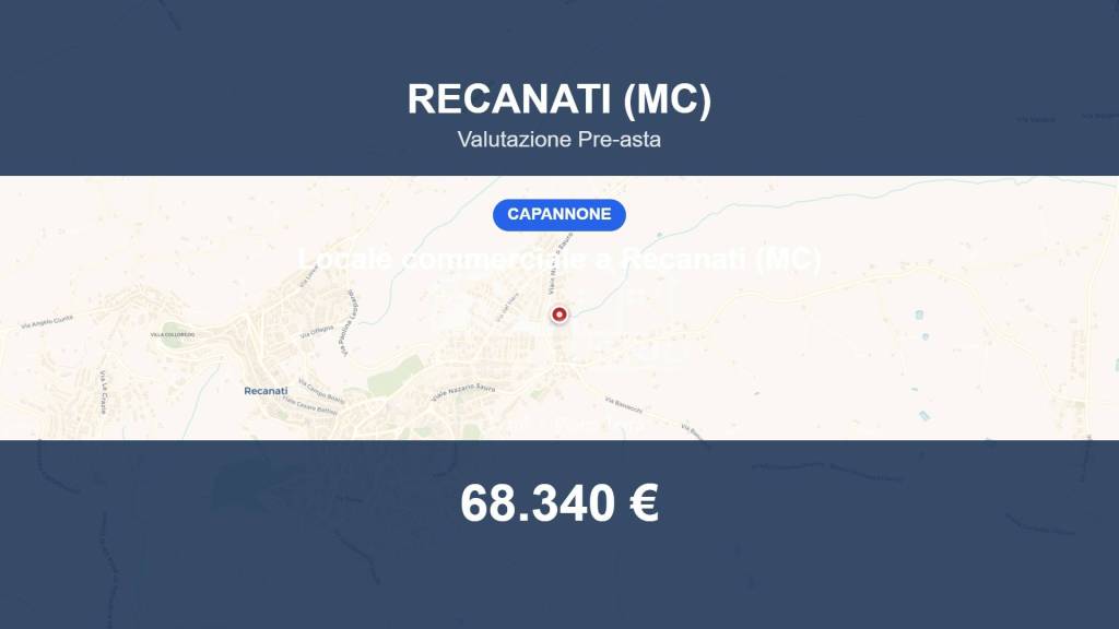 locale commerciale in vendita a Recanati