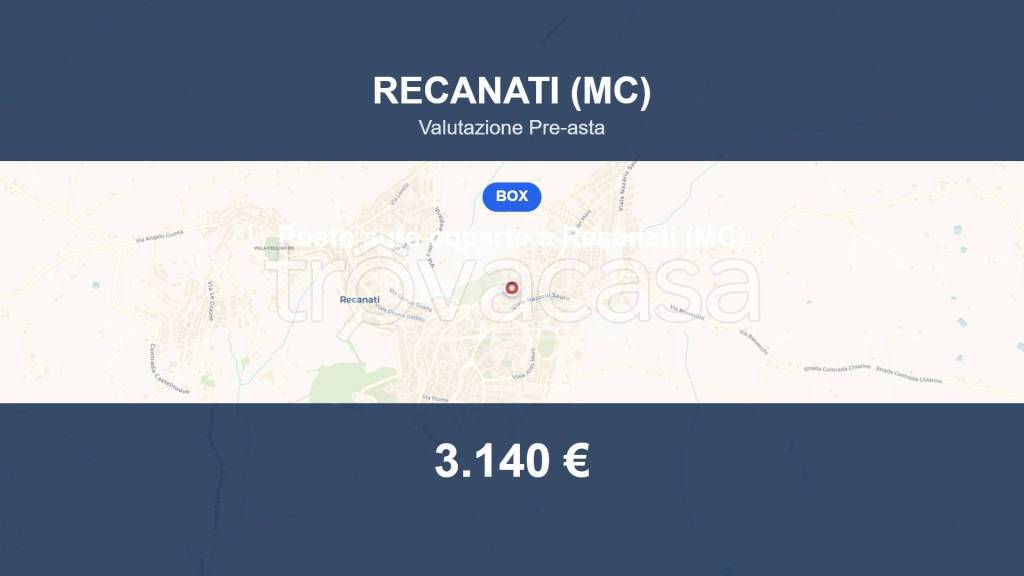 box auto in vendita a Recanati in zona Santa Lucia