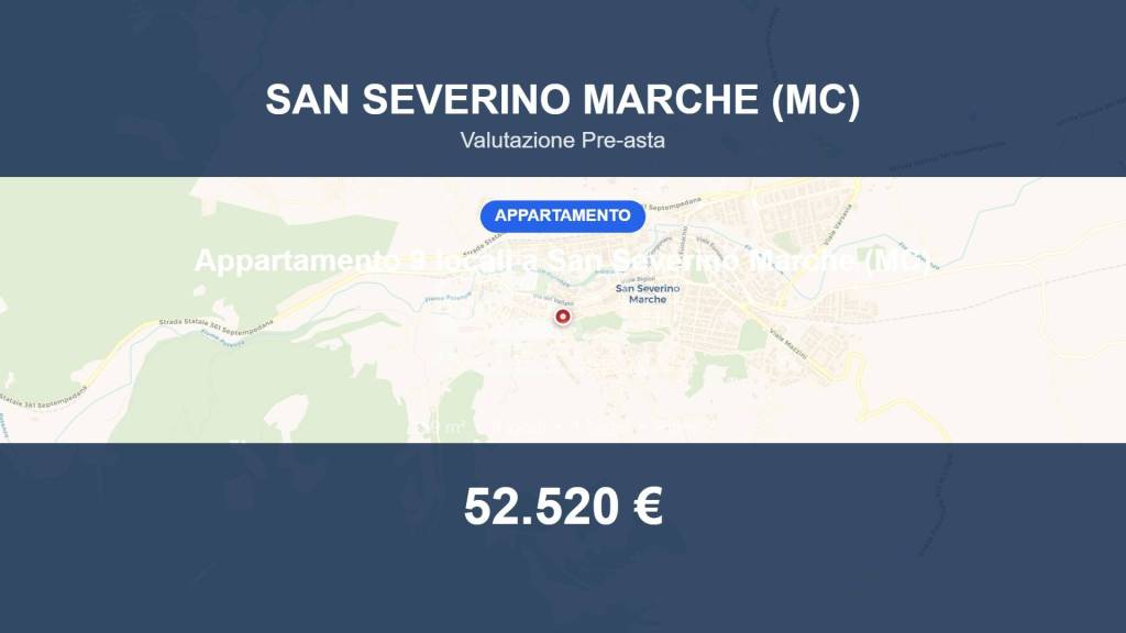 appartamento in vendita a San Severino Marche