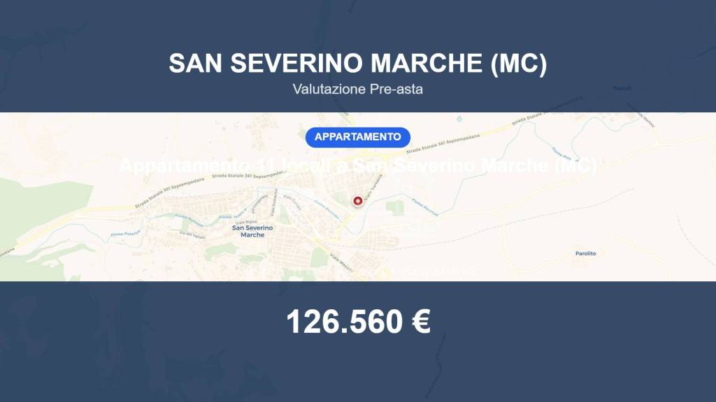 appartamento in vendita a San Severino Marche