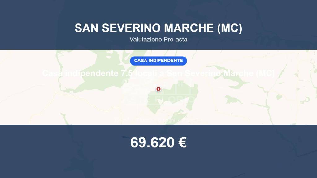 casa indipendente in vendita a San Severino Marche in zona Pitino
