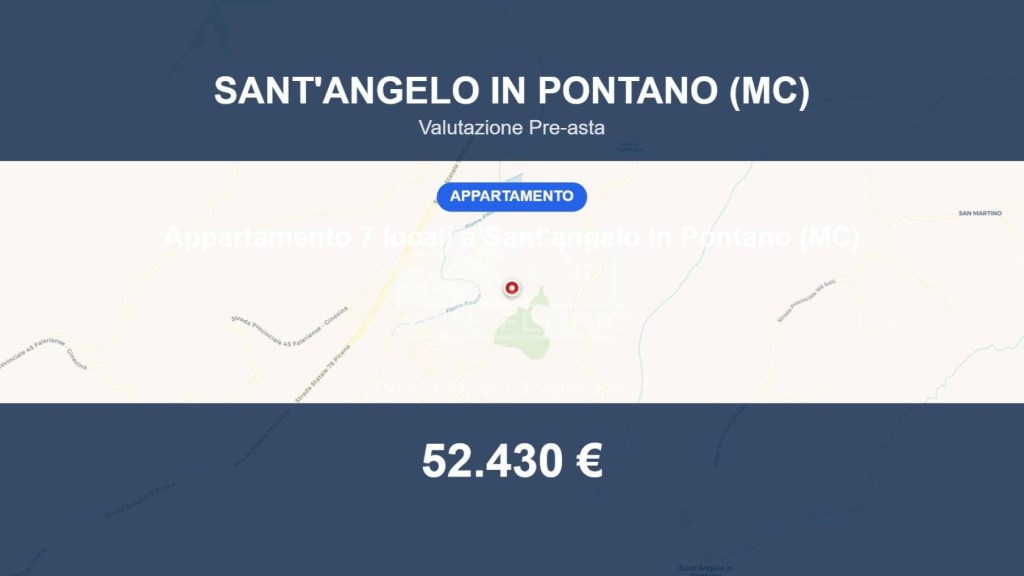 appartamento in vendita a Sant'Angelo in Pontano