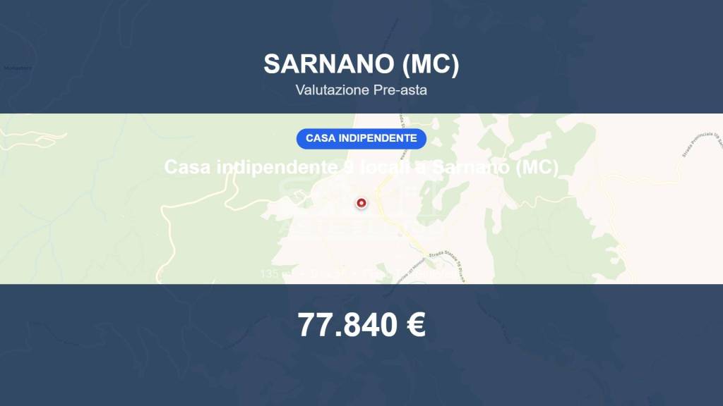casa indipendente in vendita a Sarnano