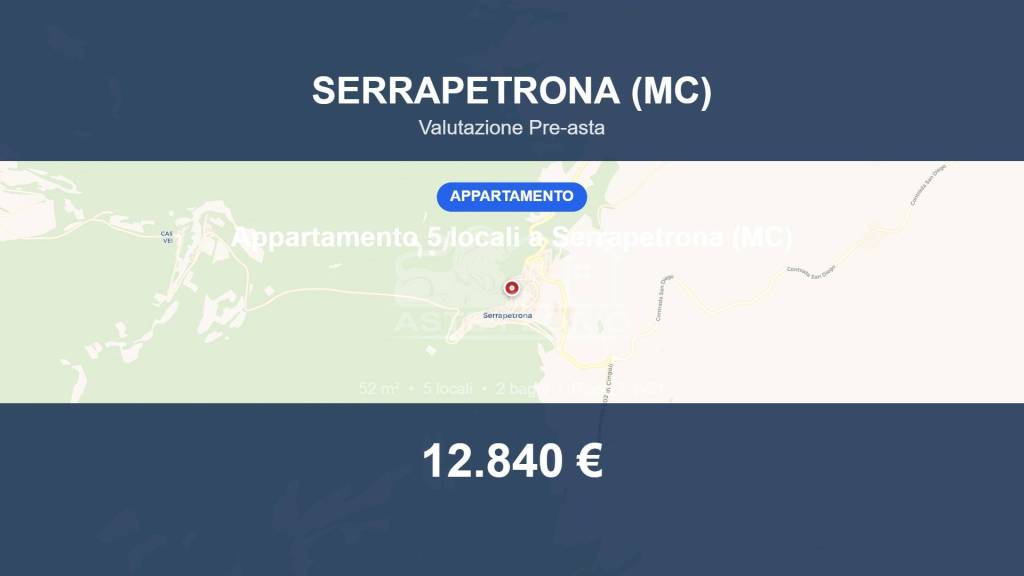 appartamento in vendita a Serrapetrona
