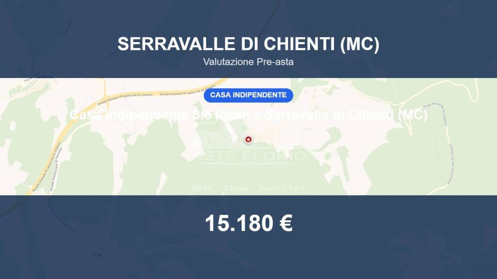 casa indipendente in vendita a Serravalle di Chienti in zona Dignano