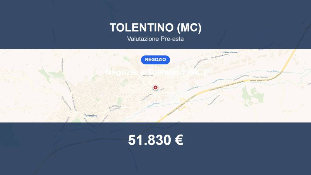 negozio in vendita a Tolentino