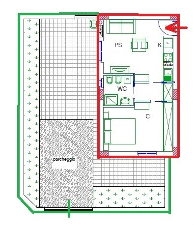 appartamento in vendita ad Acquaviva Picena