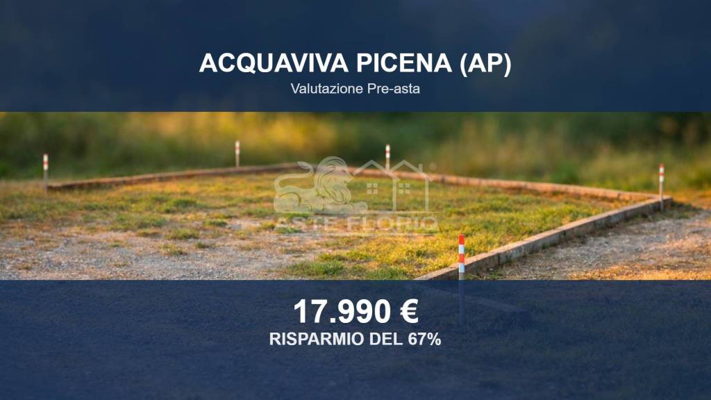terreno agricolo in vendita ad Acquaviva Picena