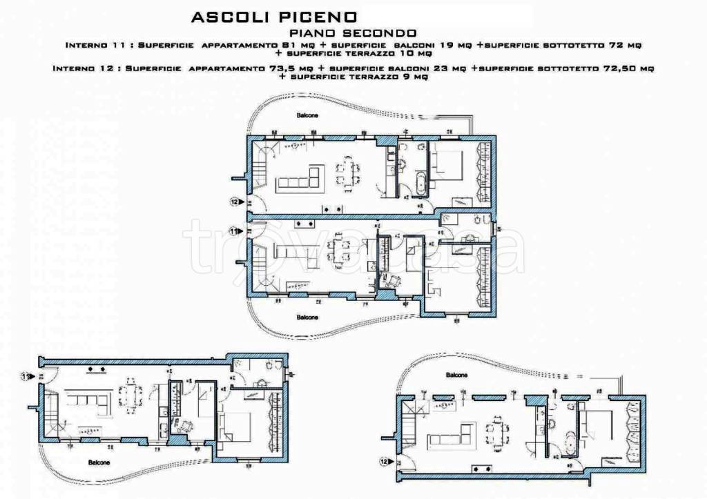 appartamento in vendita ad Ascoli Piceno in zona Piazza Immacolata