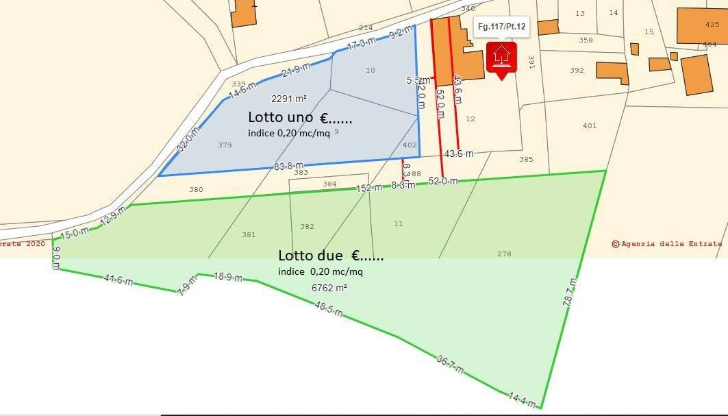 terreno agricolo in vendita ad Ascoli Piceno in zona Rosara