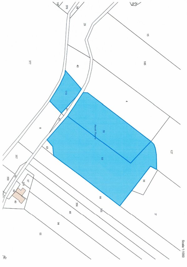 terreno agricolo in vendita ad Ascoli Piceno in zona Campolungo