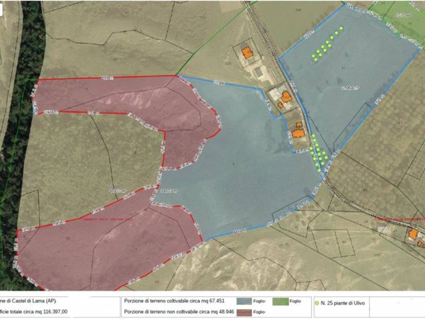 terreno agricolo in vendita a Castel di Lama