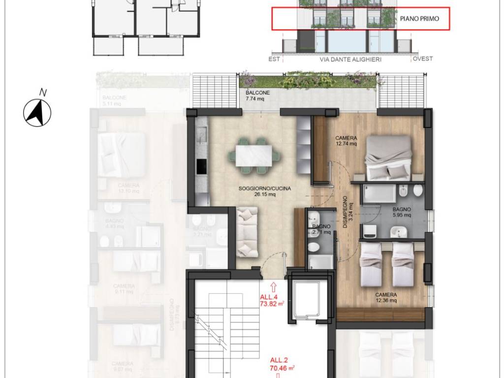 appartamento in vendita a Grottammare