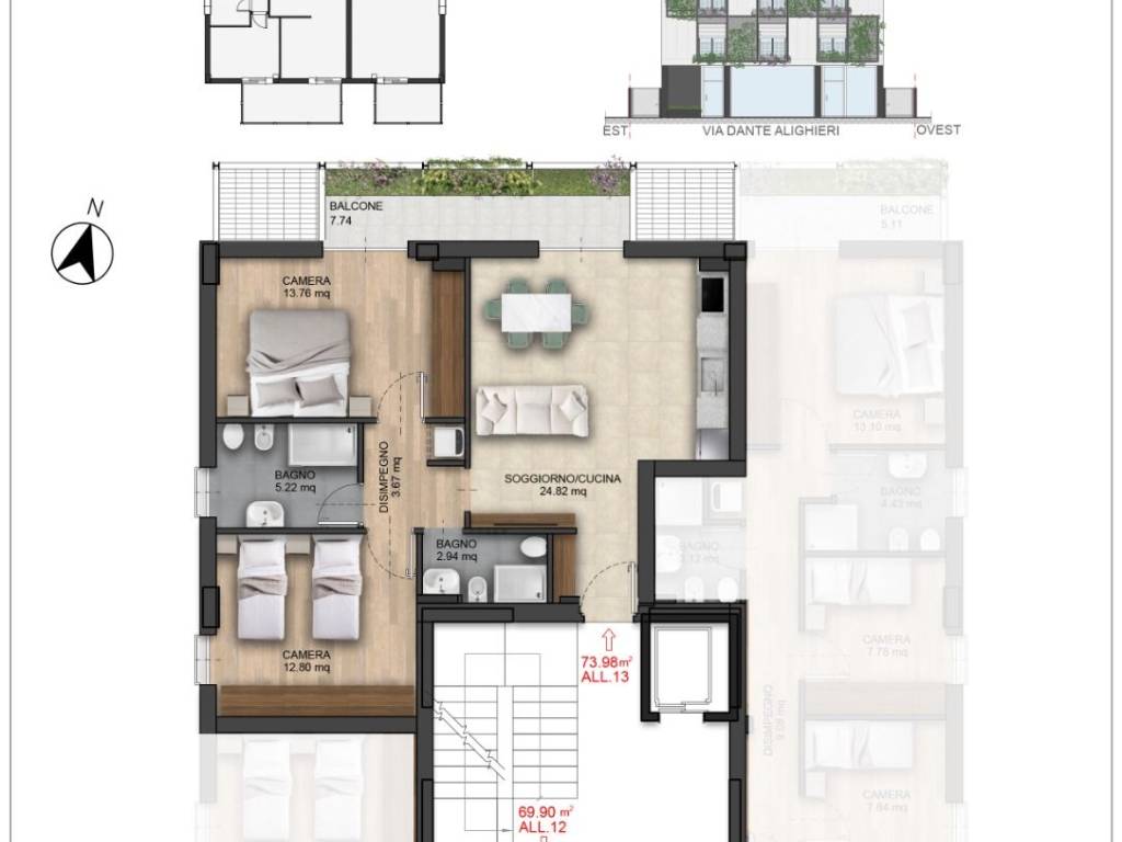 appartamento in vendita a Grottammare