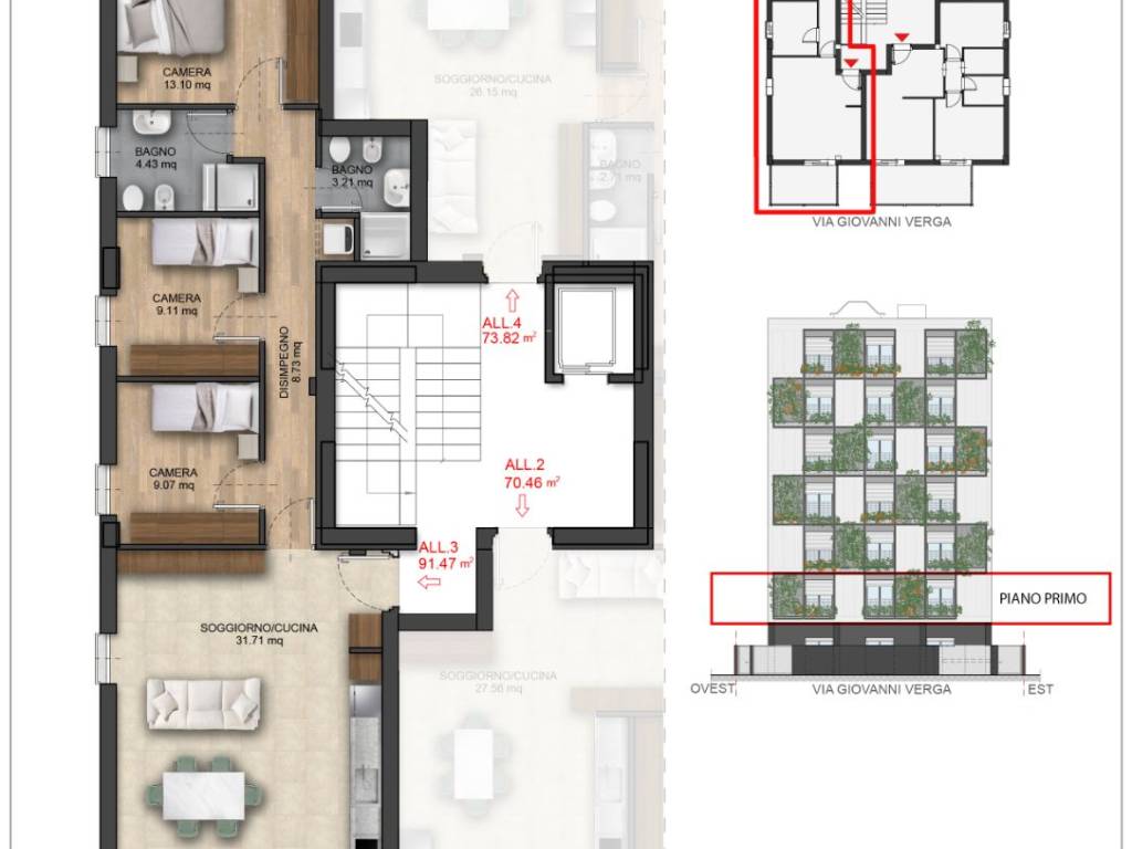 appartamento in vendita a Grottammare