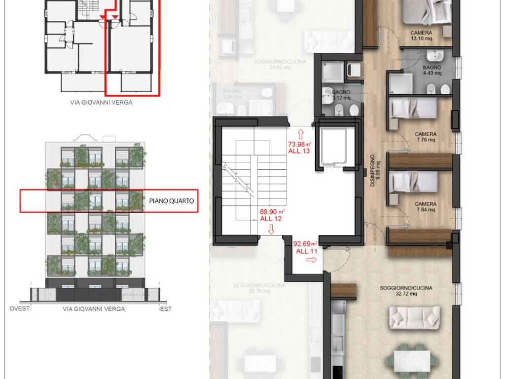 appartamento in vendita a Grottammare