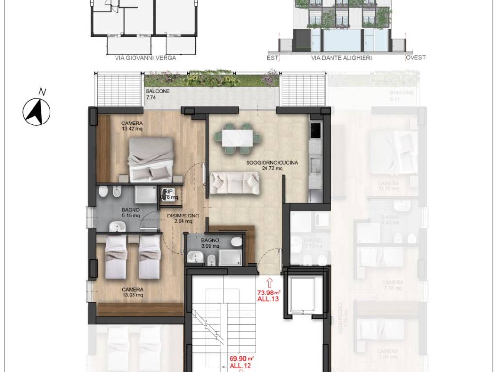 appartamento in vendita a Grottammare