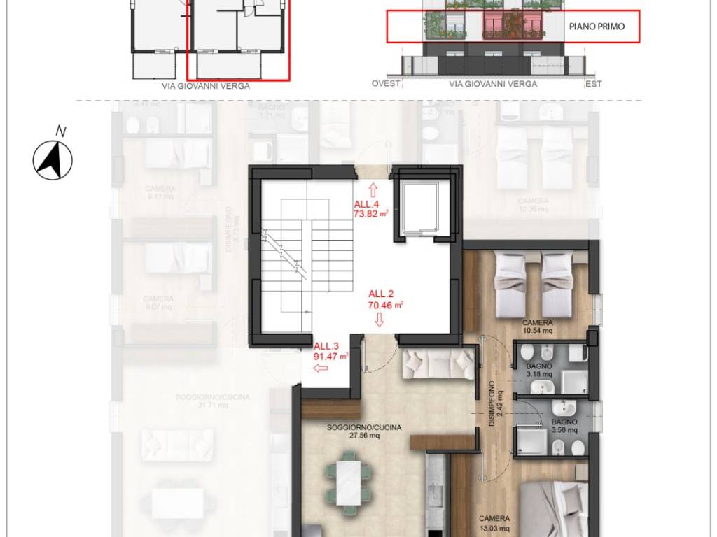 appartamento in vendita a Grottammare