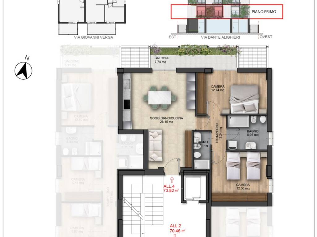 appartamento in vendita a Grottammare