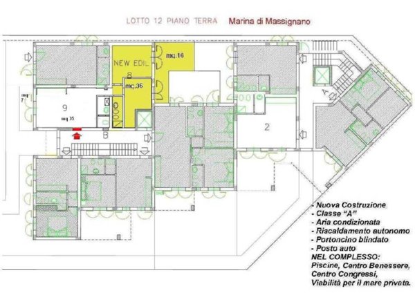 appartamento in vendita a Massignano