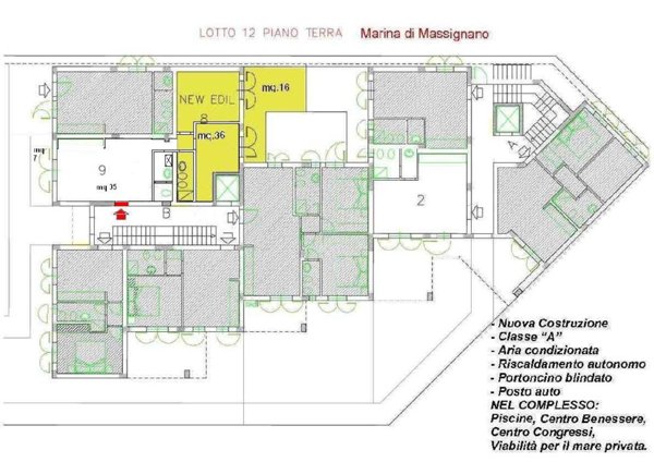 appartamento in vendita a Massignano