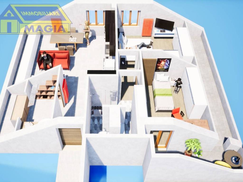 appartamento in vendita a Monsampolo del Tronto in zona Stella