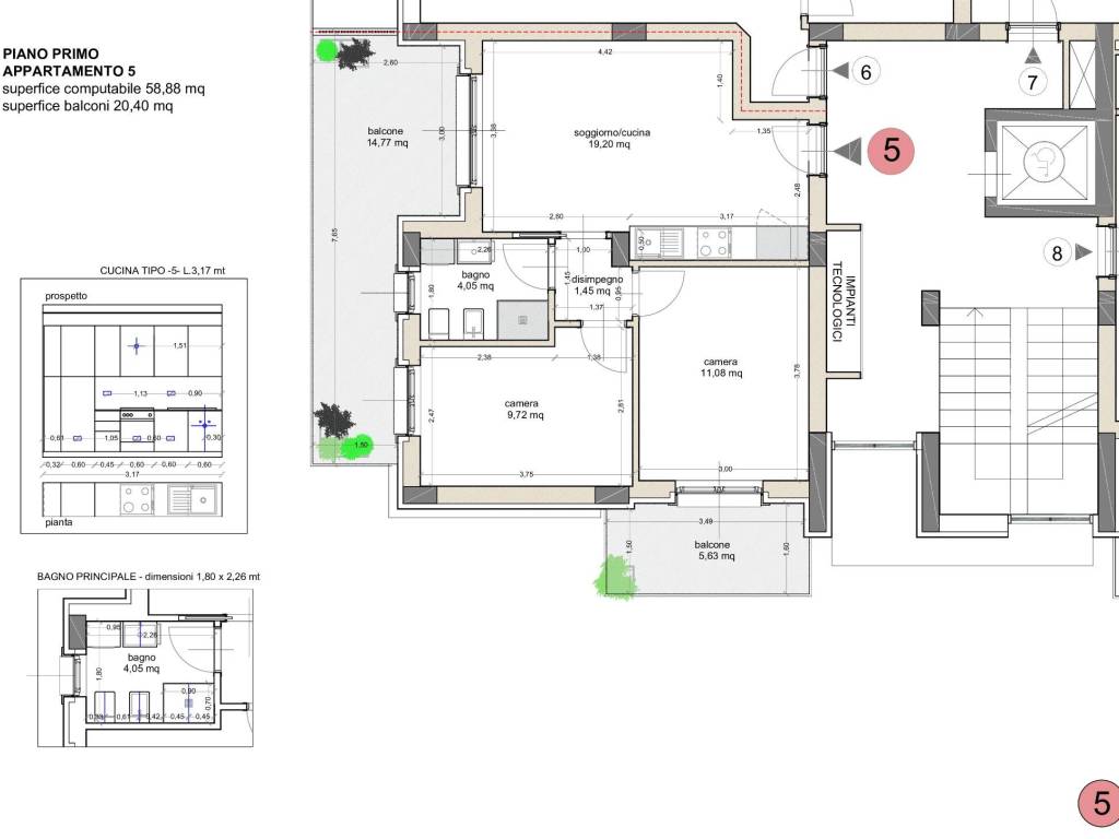 appartamento in vendita a San Benedetto del Tronto in zona Sentina