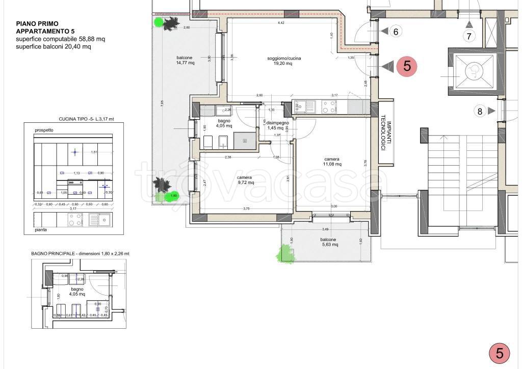 appartamento in vendita a San Benedetto del Tronto in zona Sentina