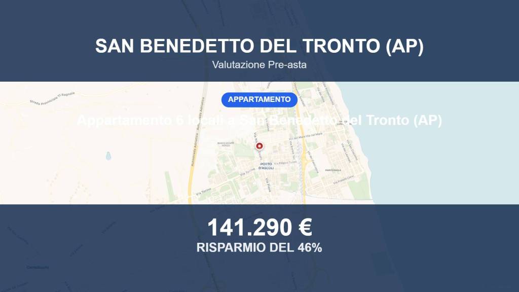 appartamento in vendita a San Benedetto del Tronto in zona Sentina