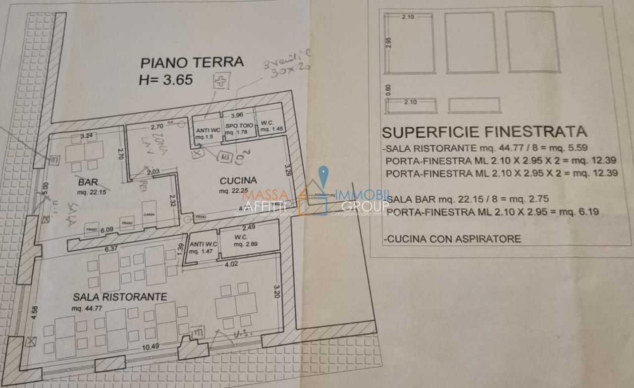 appartamento in vendita a Carrara in zona Marina di Carrara