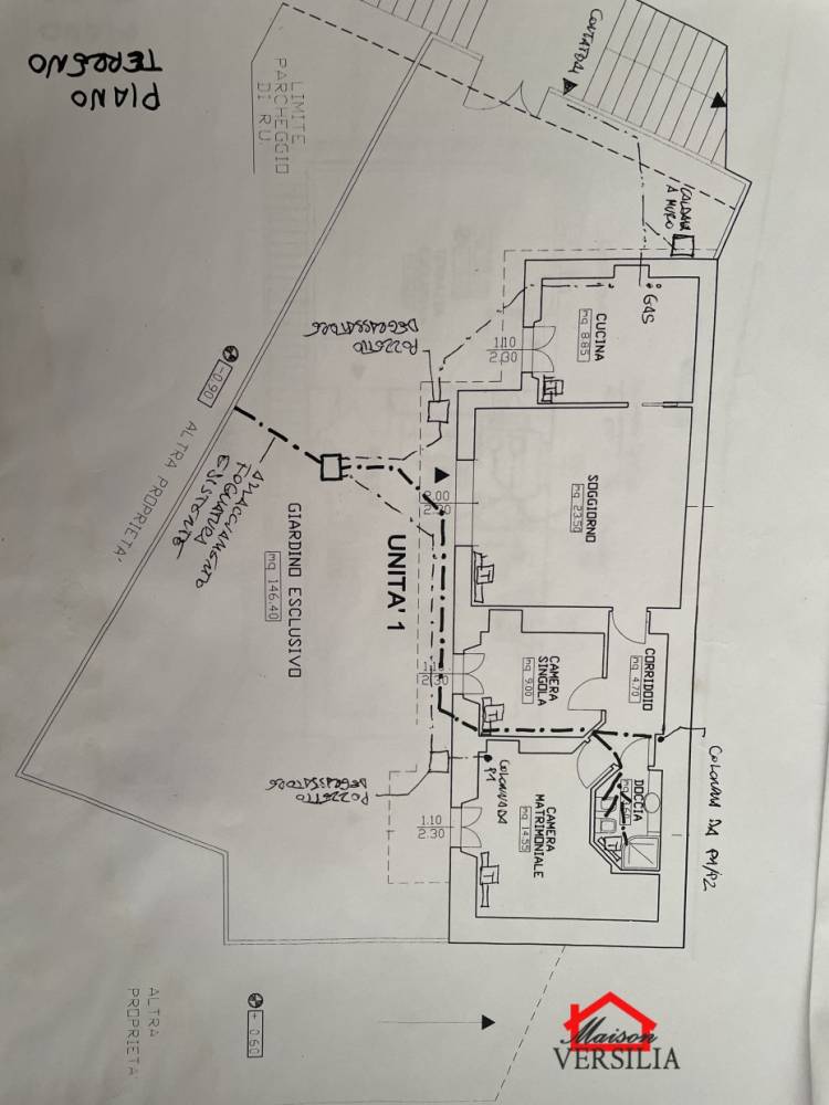 appartamento in vendita a Carrara in zona Bergiola