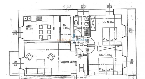 appartamento in vendita a Carrara